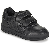 Shoes Boy Low top trainers Geox J ARZACH BOY E Black
