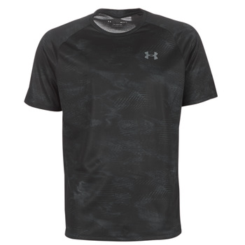Under Armour  TECH 2.0 SS PRINTED  men's T shirt in Black