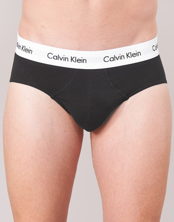 Calvin Klein Jeans COTTON STRECH HIP BREIF X 3 Black / White / Grey / Mottled