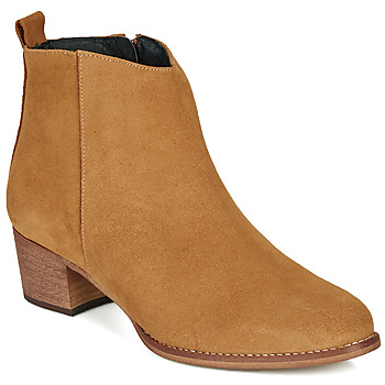 So Size  MARTINO  women's Low Ankle Boots in Brown. Sizes available:7.5,8,9,9.5,10.5,11
