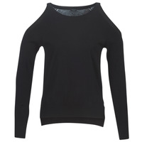 Clothing Women Jumpers Guess CUTOUT Black