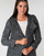 Clothing Women Coats Casual Attitude LOUA Grey / Black