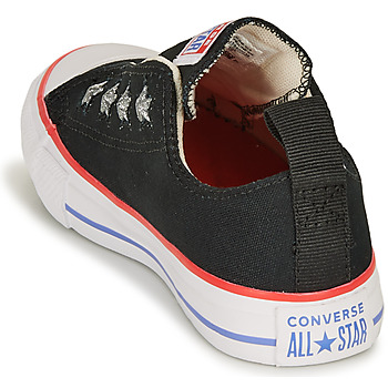Converse CHUCK TAYLOR ALL STAR TEEN SLIP CANVAS COLOR - SLIP  black