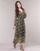 Clothing Women Long Dresses Betty London LILIE-ROSE Green / Multicolour