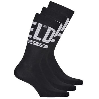 Shoe accessories Men Sports socks Diesel SKM-RAY-THREEPACK-0QATV-E4101 Black