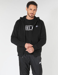 Clothing Men Sweaters Nike M NSW CLUB HOODIE FZ BB Black