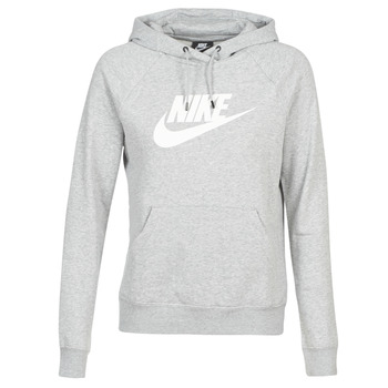 Nike  W NSW ESSNTL HOODIE PO  HBR  women’s Sweatshirt in Grey. Sizes available:XXL,S,M,L,XL,XS