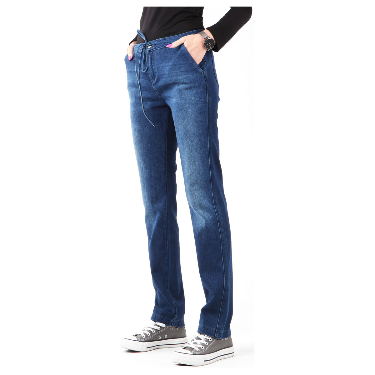 Clothing Women Skinny jeans Wrangler Slouchy Cosy Blue W27CGM82G Blue