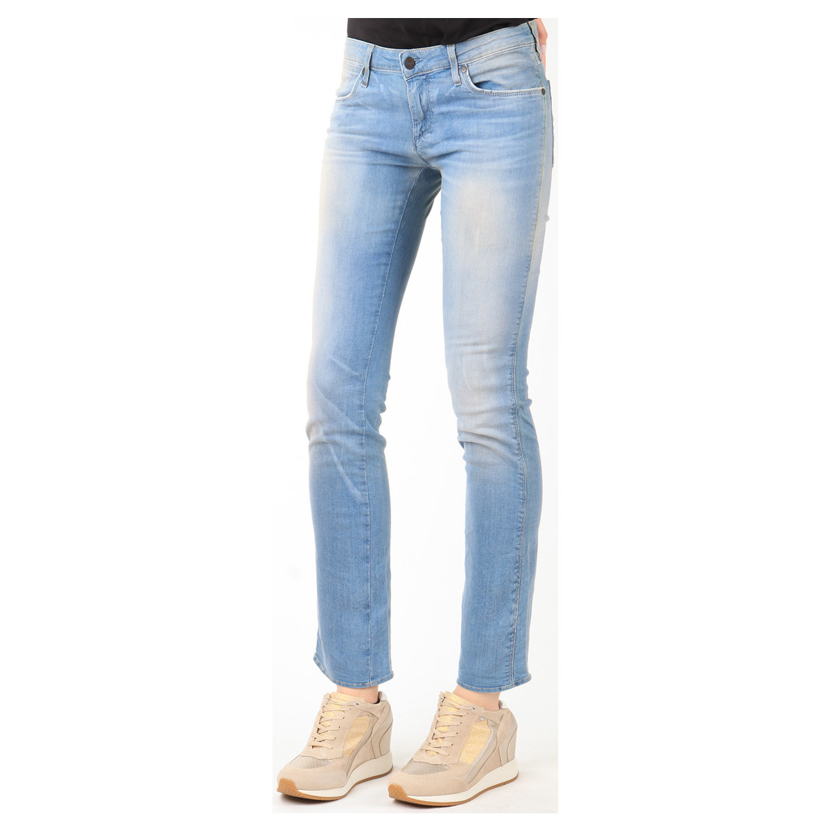 Clothing Women Straight jeans Wrangler Jeans  Vintage Dusk 258ZW16M 