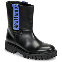 Shoes Men Mid boots John Galliano 8560 Black / Blue
