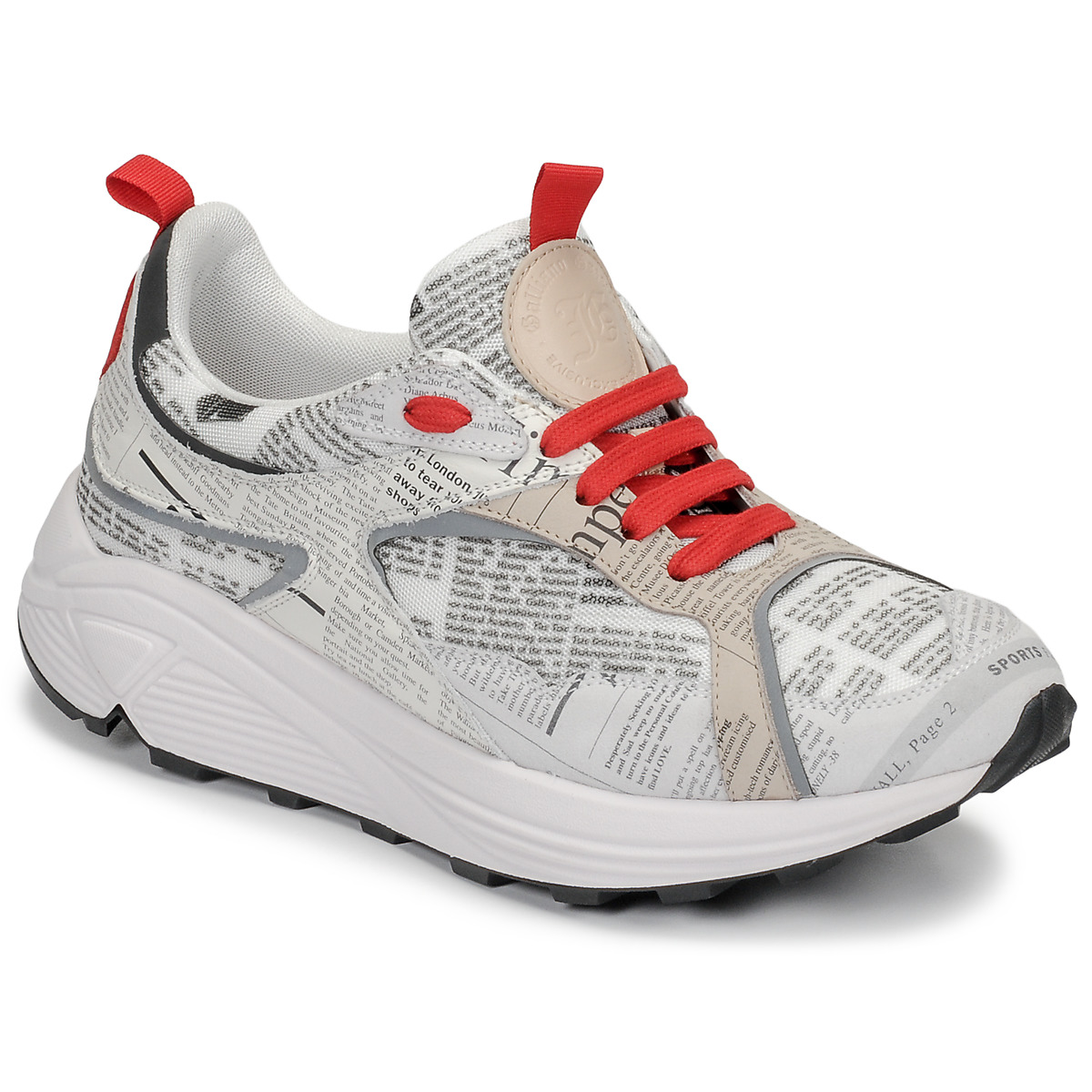 john galliano  8516  men's shoes (trainers) in grey