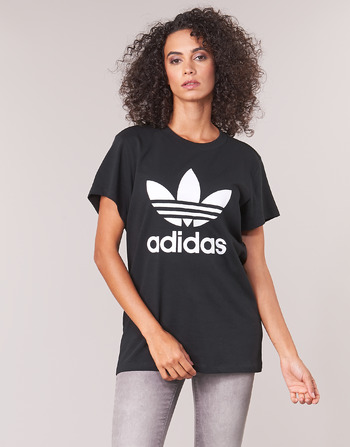 Clothing Women Short-sleeved t-shirts adidas Originals BOYFRIEND TEE Black