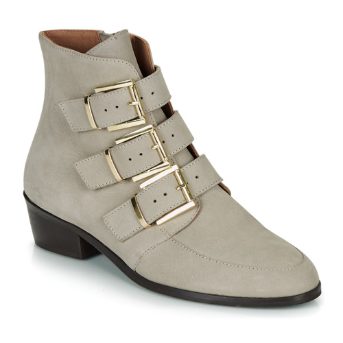 Shoes Women Mid boots André ERNA Grey