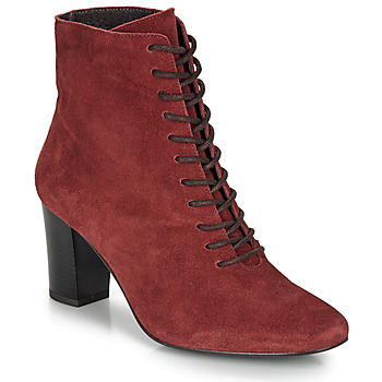 André  MELUSINE  women's Low Ankle Boots in Red