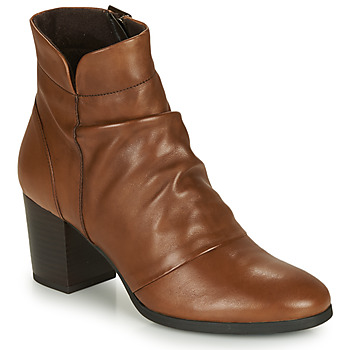 Shoes Women Ankle boots André EBENE Brown