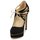Shoes Women Heels Moschino MA1004 Black gold
