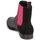 Shoes Women Mid boots Moschino Cheap & CHIC CA2112 Black / Pink
