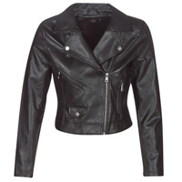 Clothing Women Leather jackets / Imitation leather Only ONLENYA Black