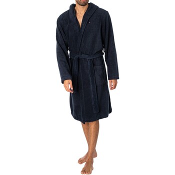 Clothing Men Sleepsuits Tommy Hilfiger Icon Bathrobe blue