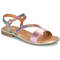 Shoes Girl Sandals GBB FANA Pink / Multicolour