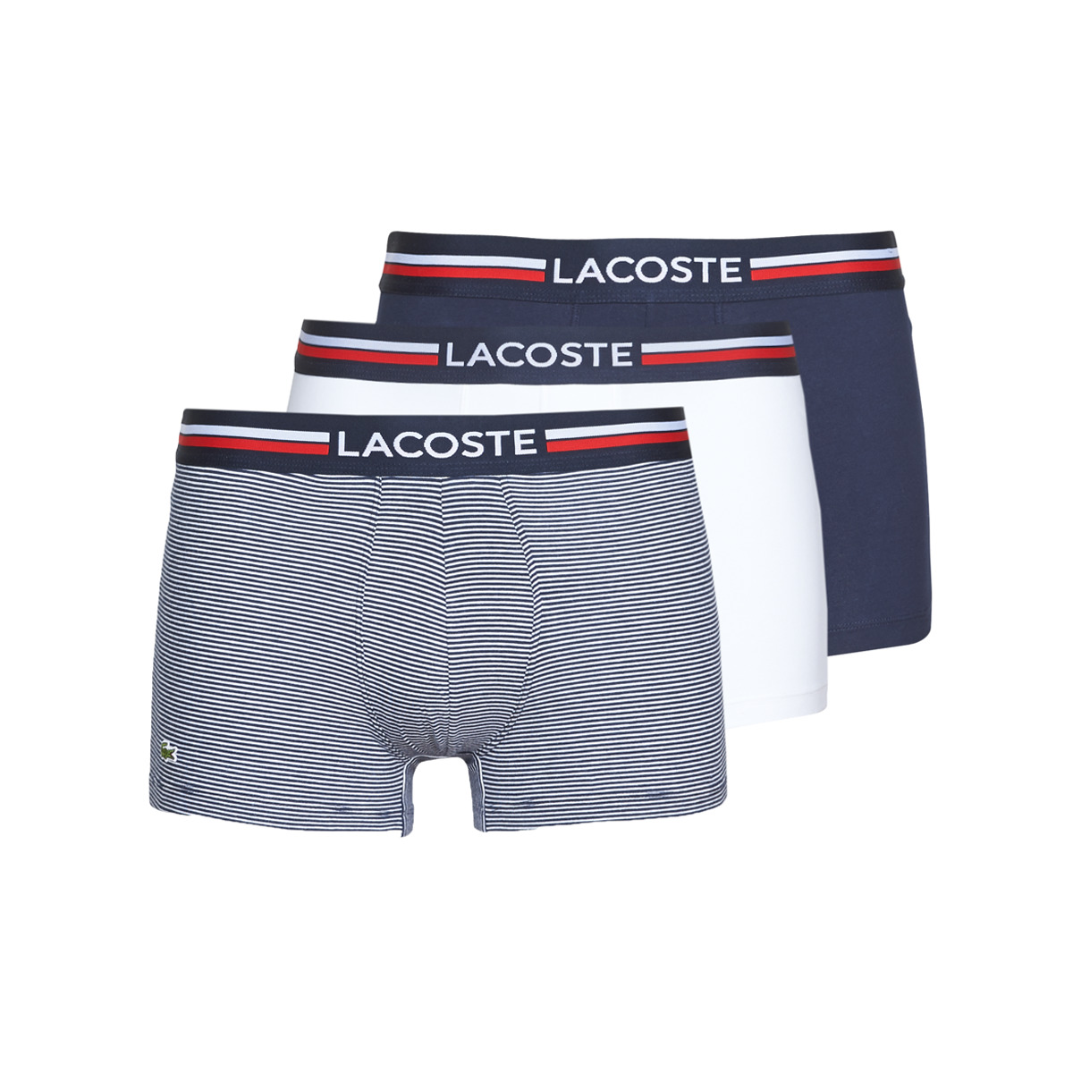lacoste  5h3413-525  men's boxer shorts in blue