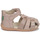 Shoes Girl Sandals Kickers BIGFLO-2 Pink / Metal