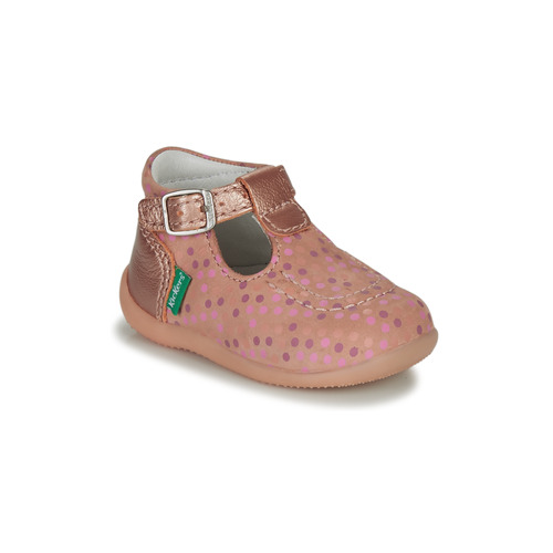 Shoes Girl Sandals Kickers BONBEK-3 Pink / Polka dot