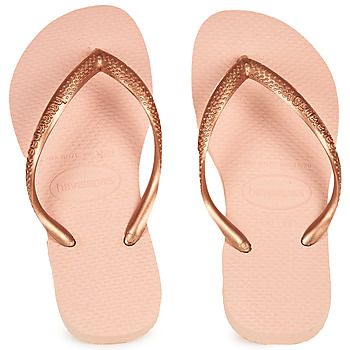 Shoes Girl Flip flops Havaianas SLIM Pink