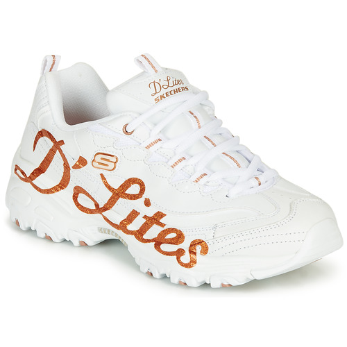 sentido Bienvenido Renacimiento Skechers D'LITES White - Free delivery | Spartoo UK ! - Shoes Low top  trainers Women £ 58.80