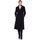 Clothing Women Coats Anastasia Black Womens Cashmere Wrap Belted Coat Black