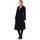 Clothing Women Coats Anastasia Black Womens Cashmere Wrap Belted Coat Black