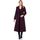 Clothing Women Coats Anastasia Burgandy Womens Single Breasted Cashmere Coat Red