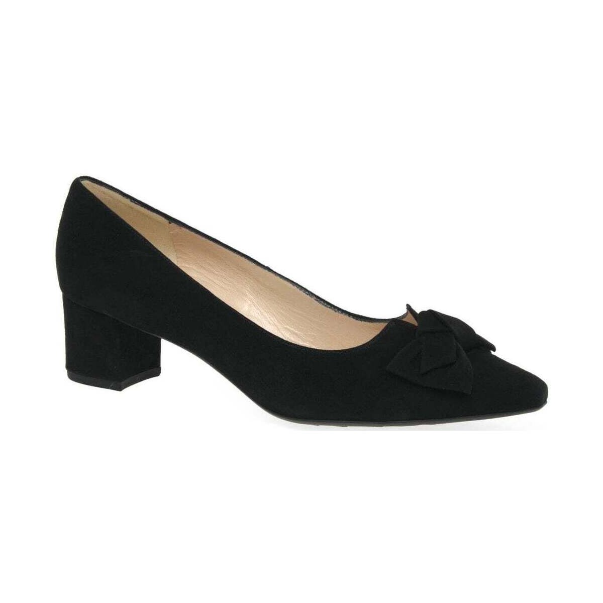 Shoes Women Heels Peter Kaiser Blia Womens Suede Court Shoes Black