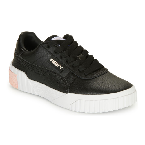 Shoes Girl Low top trainers Puma CALI Black