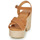 Shoes Women Sandals Superdry HIGH ESPADRILLE SANDAL Cognac