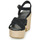 Shoes Women Sandals Superdry HIGH ESPADRILLE SANDAL Black