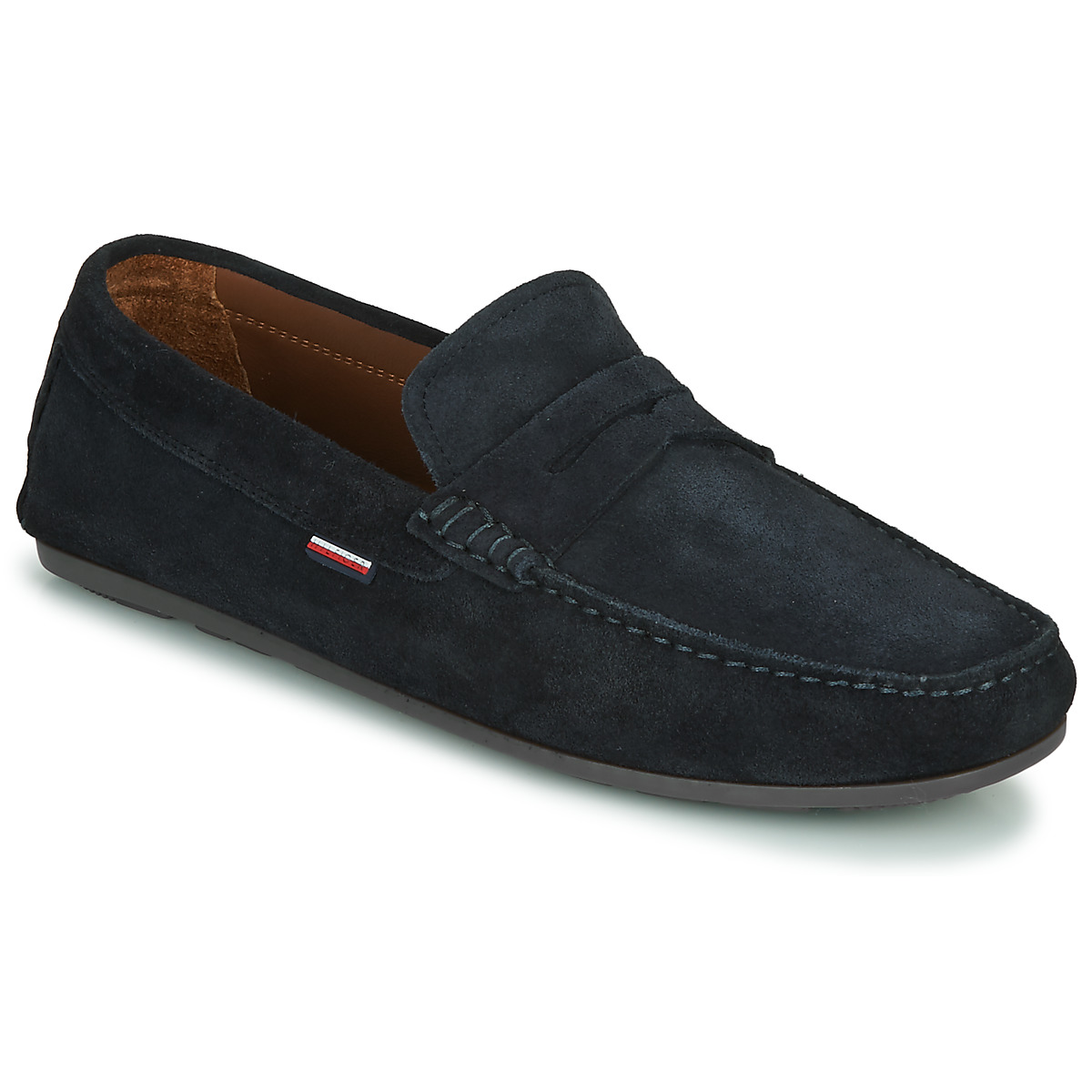 Tommy Hilfiger Classic Suede Penny Loafer Blue