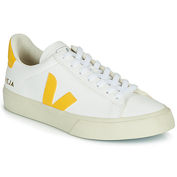 Shoes Women Low top trainers Veja CAMPO White / Yellow