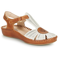 Shoes Women Sandals Pikolinos P. VALLARTA 655 White / Camel