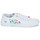 Shoes Women Low top trainers Le Temps des Cerises BASIC 02 White / Multicolour