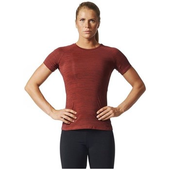 Clothing Women Short-sleeved t-shirts adidas Originals Performance Tee Red, Black