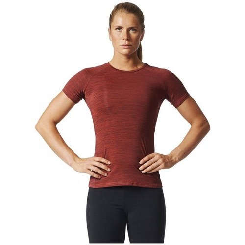 Clothing Women Short-sleeved t-shirts adidas Originals Performance Tee Black, Red