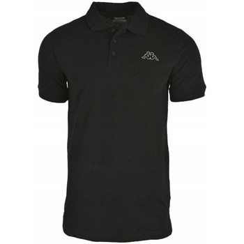 Clothing Men Short-sleeved polo shirts Kappa Peleot Polo Shirt Black