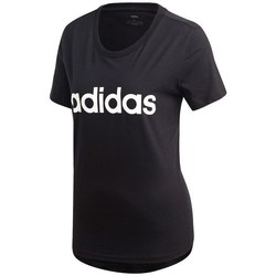 Clothing Women Short-sleeved t-shirts adidas Originals Essentials Linear Slim Black