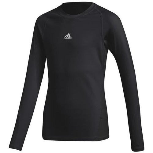 Clothing Boy Short-sleeved t-shirts adidas Originals Alphaskin Y Black