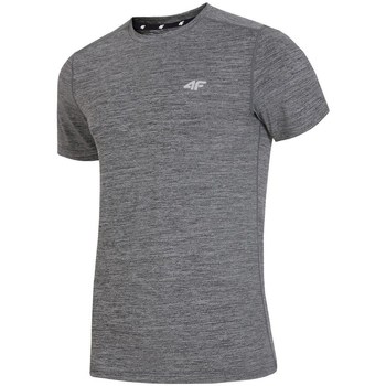 Clothing Men Short-sleeved t-shirts 4F H4L19 TSMF002 Graphite