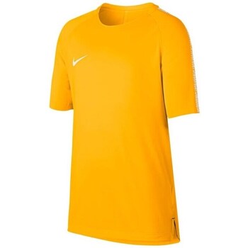 Clothing Boy Short-sleeved t-shirts Nike JR Squad Breathe Top Orange