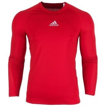 Clothing Men Long sleeved tee-shirts adidas Originals Alphaskin LS Red