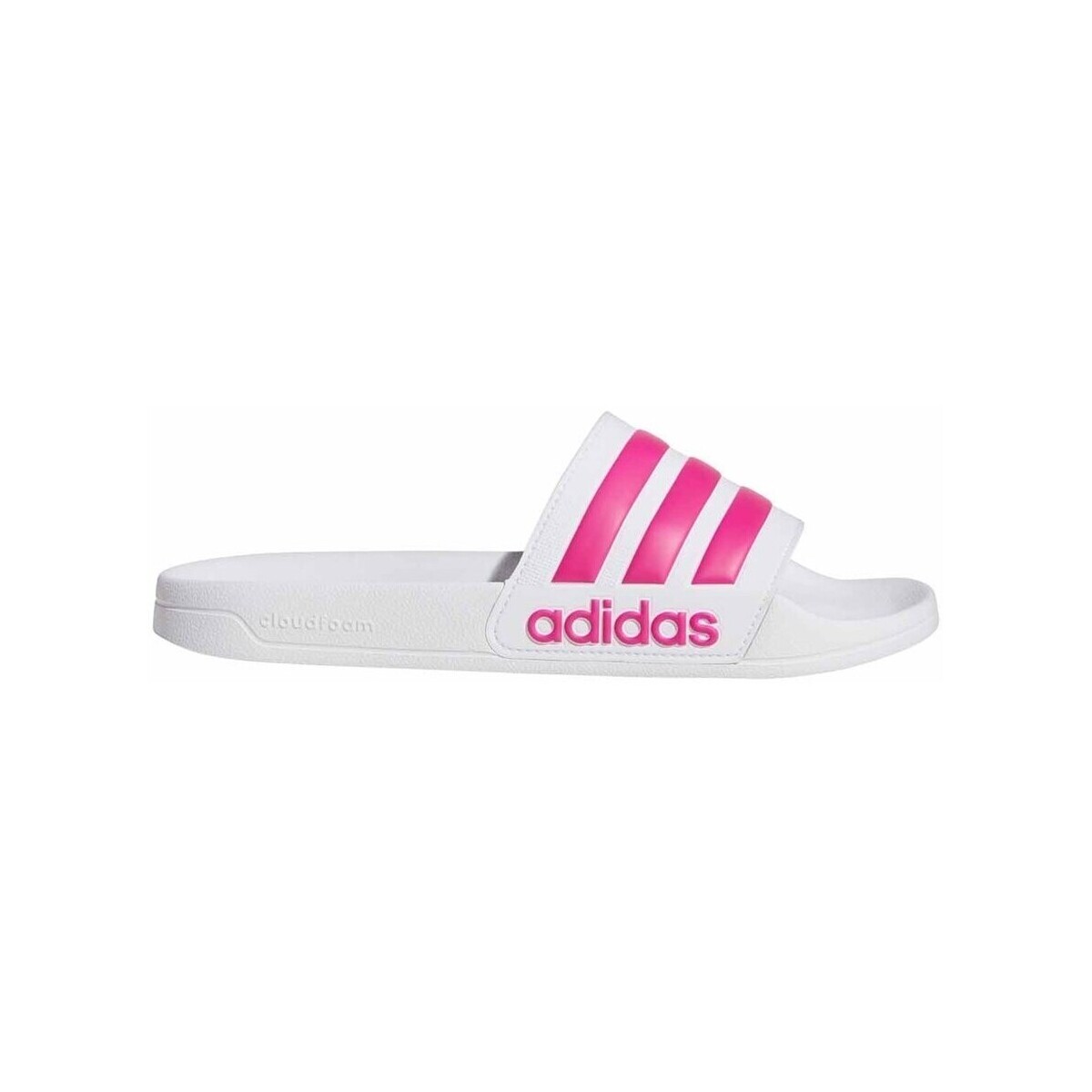 Shoes Women Flip flops adidas Originals Adilette Shower White, Pink