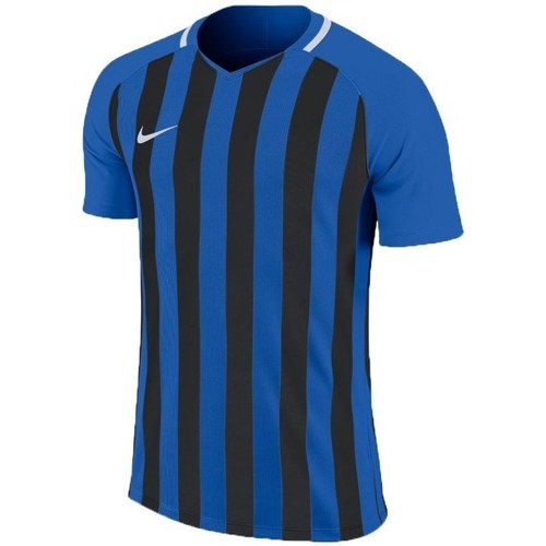 Clothing Men Short-sleeved t-shirts Nike Striped Division Iii Blue, Black